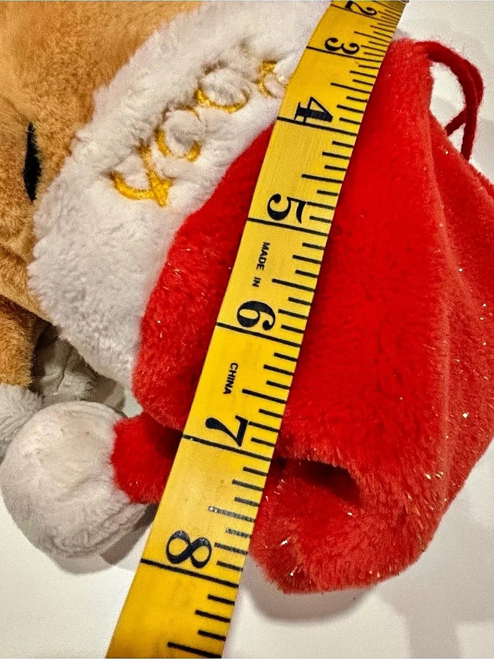 Vintage 90s Disney Winnie the Pooh 3D plush Large Christmas Stocking 24”